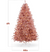 The Canton Christmas Shop Pink Prelit Tinsel Christmas Tree for Holiday Decorating Retro Midcentury Aluminum