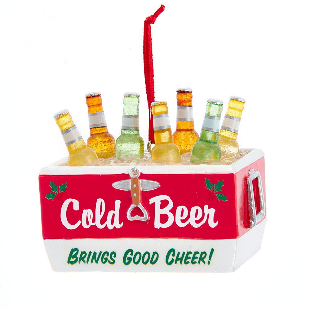 The Canton Christmas Shop Kurt Adler Cold Beer Brings Good Cheer Christmas Tree Ornament