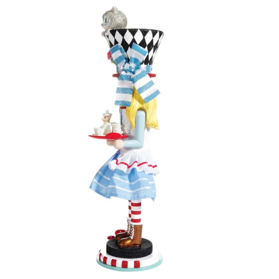 The Canton Christmas Shop 19.5" Hollywood Nutcrackers Alice in Wonderland Nutcracker by Kurt Adler right side view