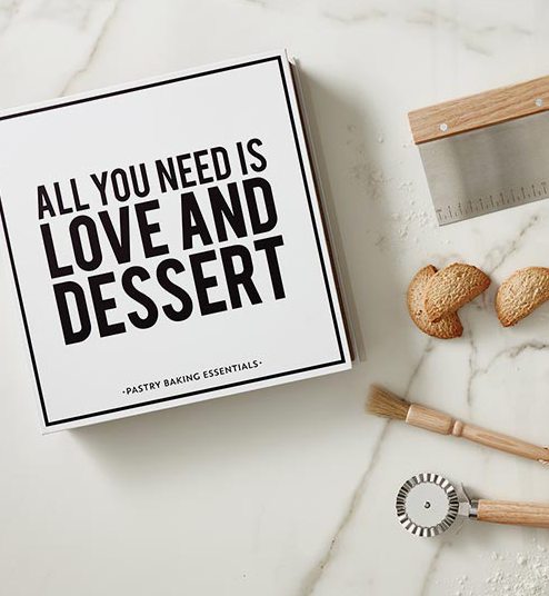 The Canton Christmas Shop All You need Is love and dessert pastry baking essentials book box cover