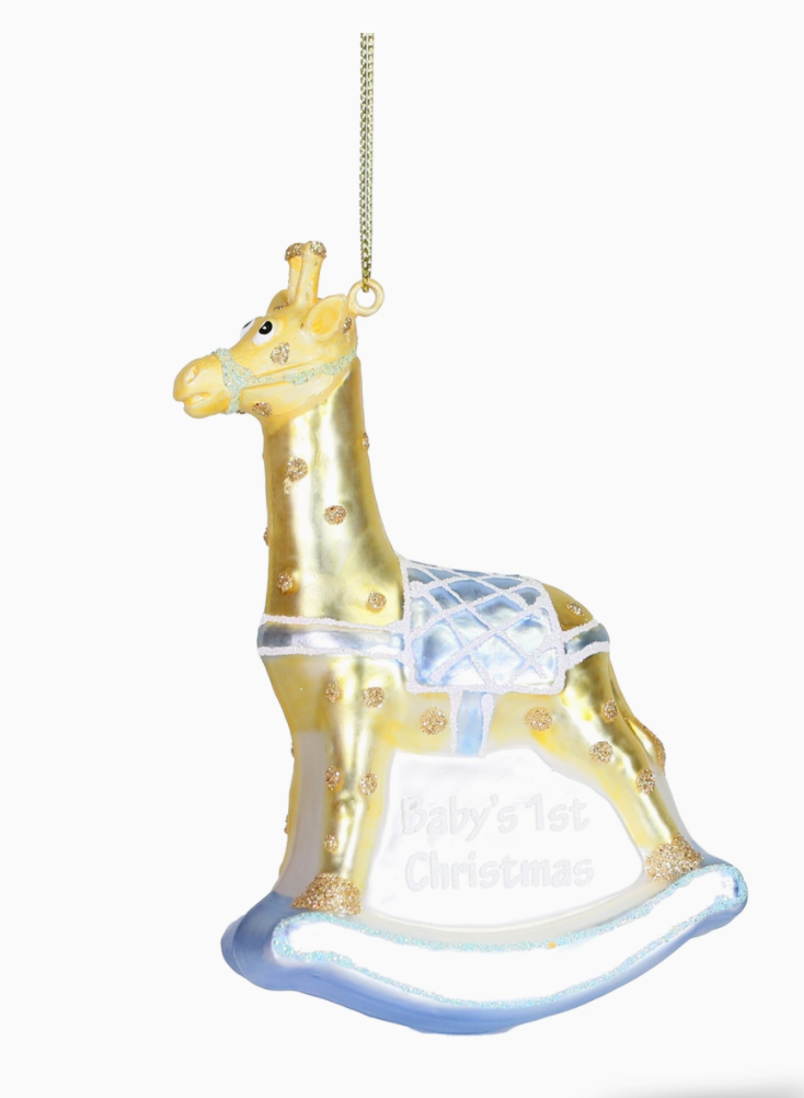 The Canton Christmas Shop Baby's First Christmas Giraffe Ornament