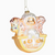 The Canton Christmas Shop Baby's First Christmas Rocking Horse Ornament with moon and stars