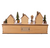 The Canton Christmas Shop H6322 Battery-Operated LED Wooden Village Houses by Kurt Adler