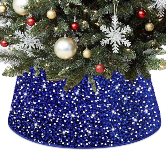 The Canton Christmas Shop Velvet Sequin Tree Collar