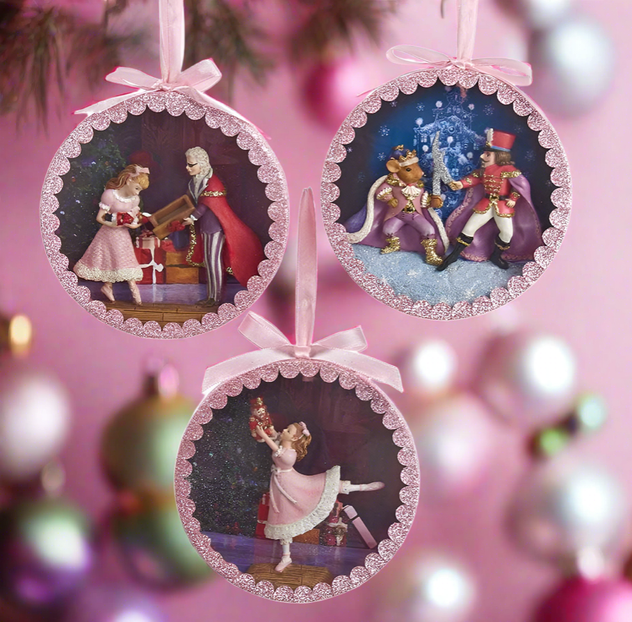 The Canton Christmas Shop Nutcracker Suite Shadow Box Ornaments Assorted by Kurt Adler