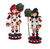 The Canton Christmas Shop 8" Hollywood Nutcrackers Card Soldier Nutcrackers set of 2 by Kurt Adler