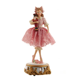 The Canton Christmas Shop Clara Ballet Nutcracker Musical Tabletop Decor music box by Kurt Adler