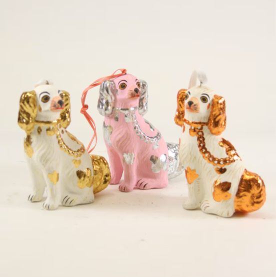 The Canton Christmas Shop Cody Foster Prized Spaniel Dog Ornaments