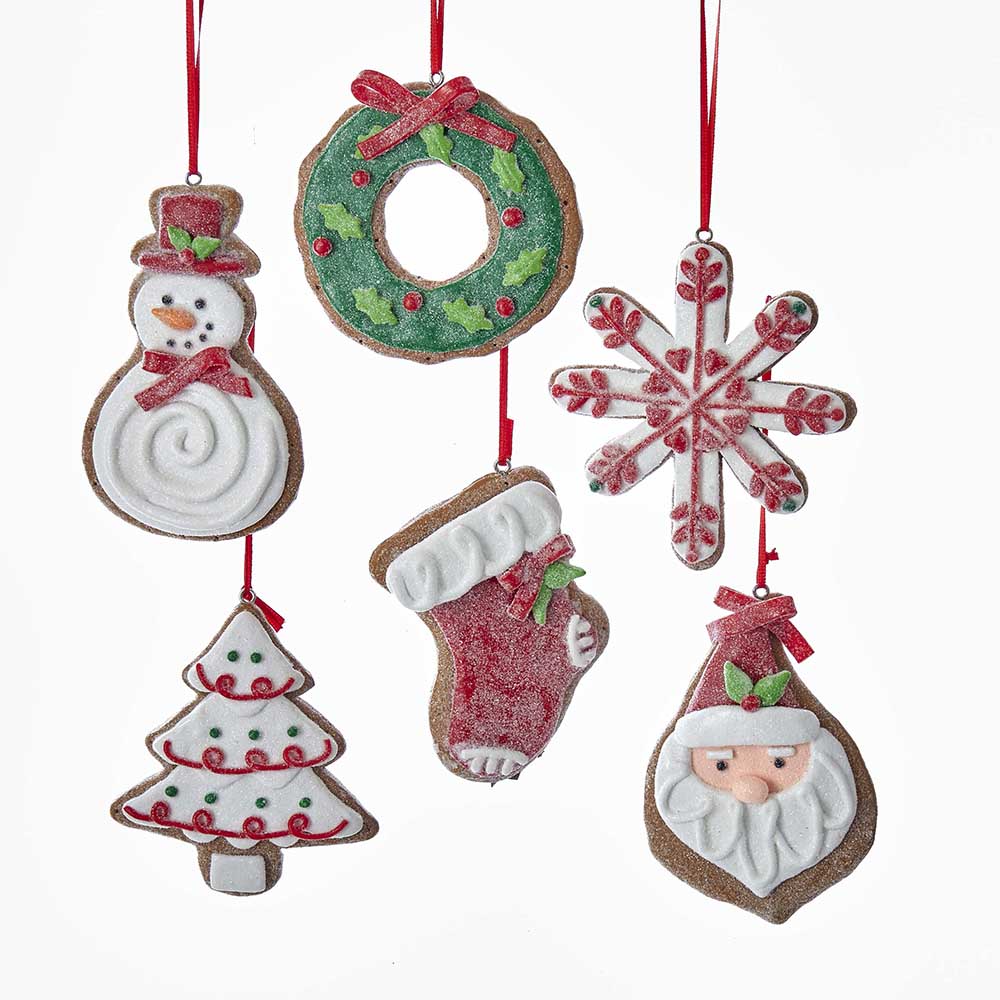 The Canton Christmas Shop Claydough Christmas Cookie Ornaments Assorted 