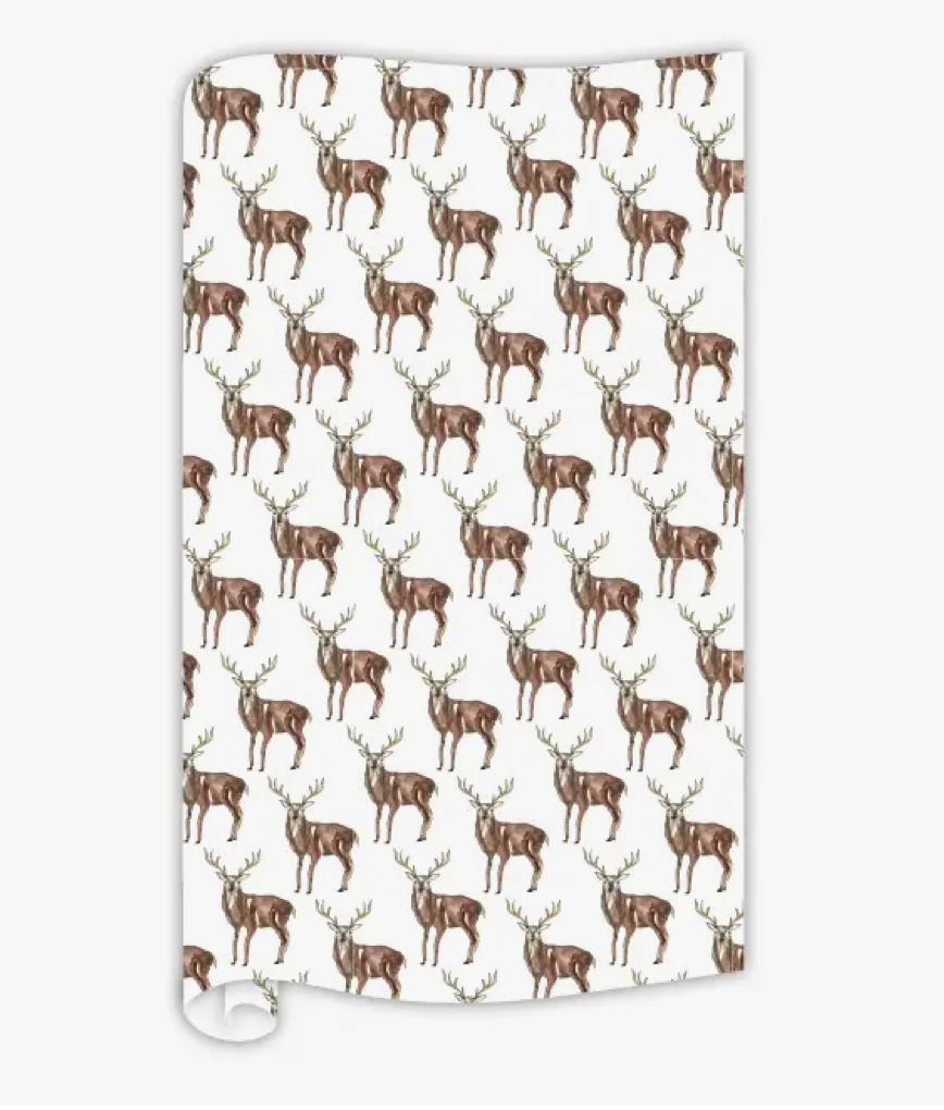 The Canton Christmas Shop Deer Wrapping Paper by Rosanne Beck