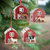 The Canton Christmas Shop Laser Cut Wood Barn with Sheep Cow Horse Pig Ornament by Kurt Adler