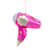 The Canton Christmas Shop Embellished Pink Glass Hair Dryer Ornament by Kurt Adler