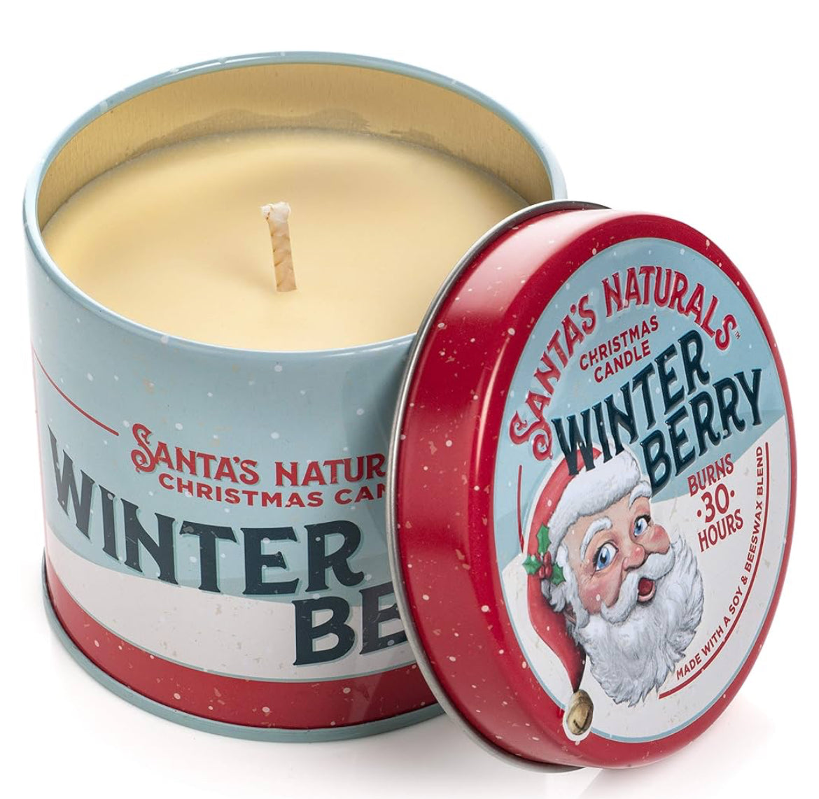 Santa&#39;s Naturals 9 oz. candle - Winter Berry