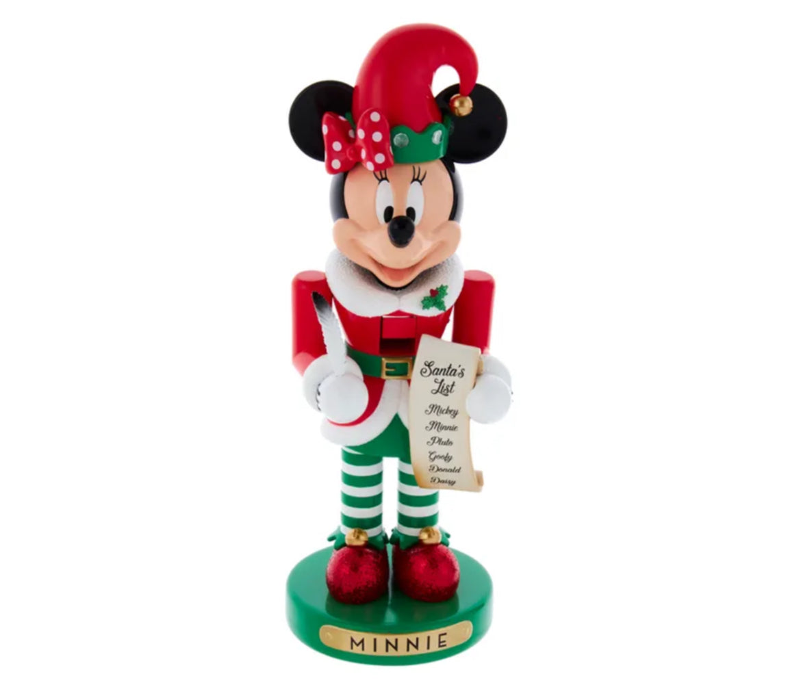 10" Disney© Minnie The Elf Nutcracker