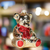 The Canton Christmas Shop Golden Teddy Bear Ornament for valentines love honey bear toy shop