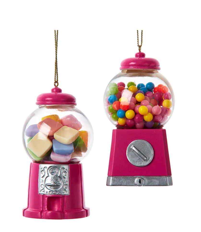 The Canton Christmas Shop Candy Machine Ornament assortment classic gumball machine by Kurt Adler