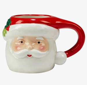 The Canton Christmas Shop Holiday Magic Christmas Santa 3D Mug 20 oz.