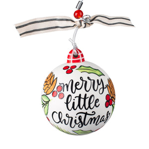 The Canton Christmas Shop Have Yourself a Merry Little Christmas Ornament by Glory Haus Reverse Side on white background