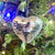 The Canton Christmas Shop Mirrored Disco Heart and Star Ornaments Christmas party February Valentines Mardi Gras