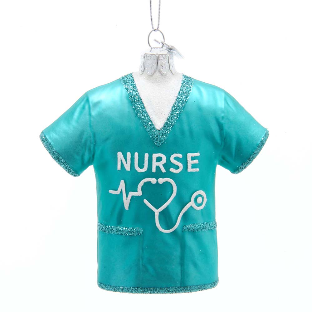 The Canton Christmas Shop Noble Gems Nurse Scrubs Ornament by Kurt Adler