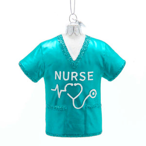 The Canton Christmas Shop Noble Gems Nurse Scrubs Ornament by Kurt Adler