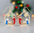 The Canton Christmas Shop Gold Enameled Nativity Scene Christmas earrings