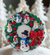 The Canton Christmas Shop Noble Gems Glass Snowman Wreath Ornament by Kurt Adler