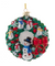 The Canton Christmas Shop Noble Gems Glass Snowman Wreath Ornament by Kurt Adler