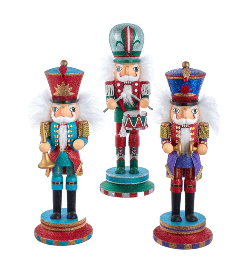 The Canton Christmas Shop 15" Hollywood nutcracker soldiers with instruments by Kurt adler