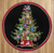 The Canton Christmas Shop O Christmas Tree Round 100% Wool Hooked Rug