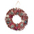 The Canton Christmas Shop Pink Tinsel Disco Ball Mini Wreath Ornament