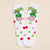 The Canton Christmas Shop Grinch Socks Gift Set 4 Pair Pink Green Striped White Red Bow