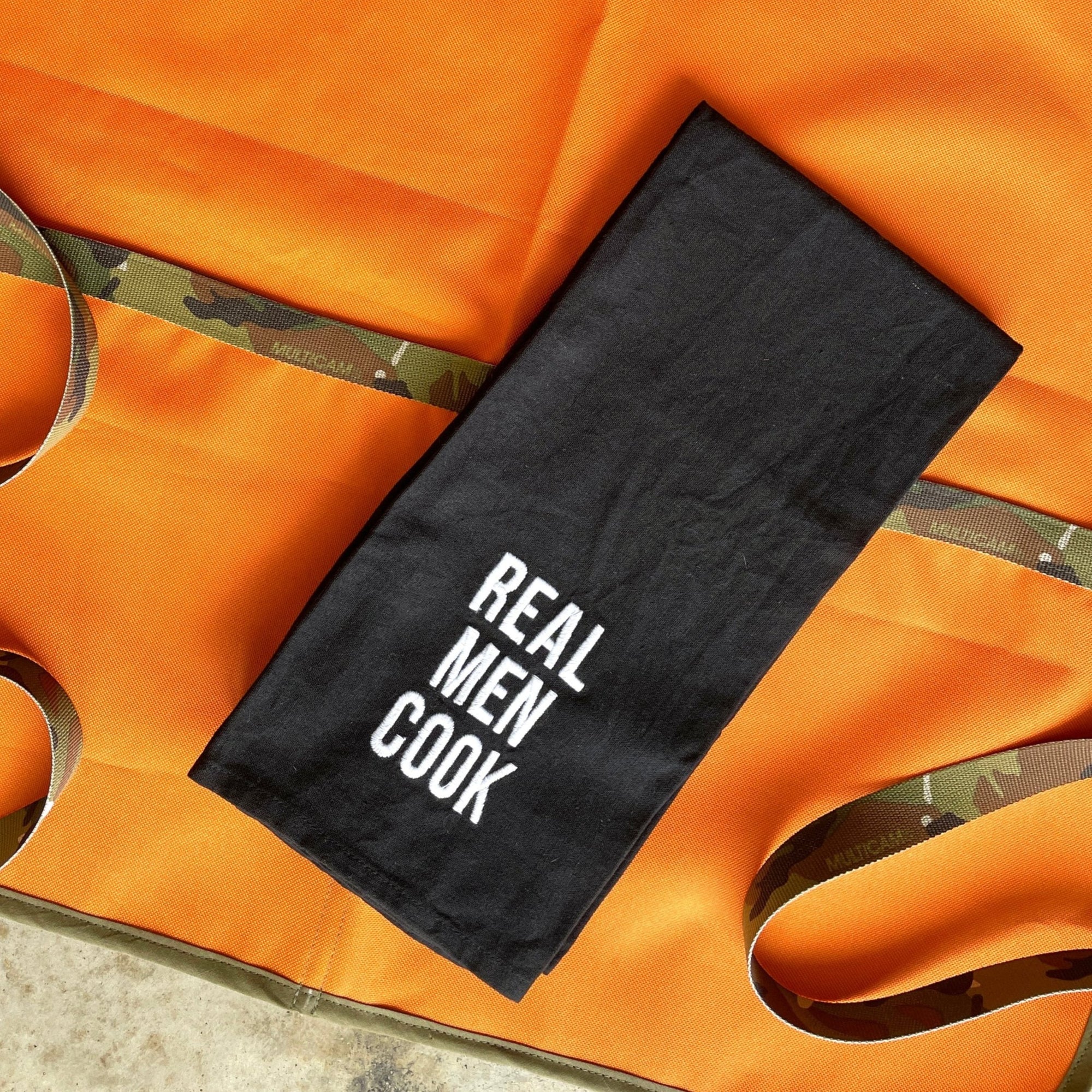 The Canton Christmas Shop Real Men Cook Kitchen Towel