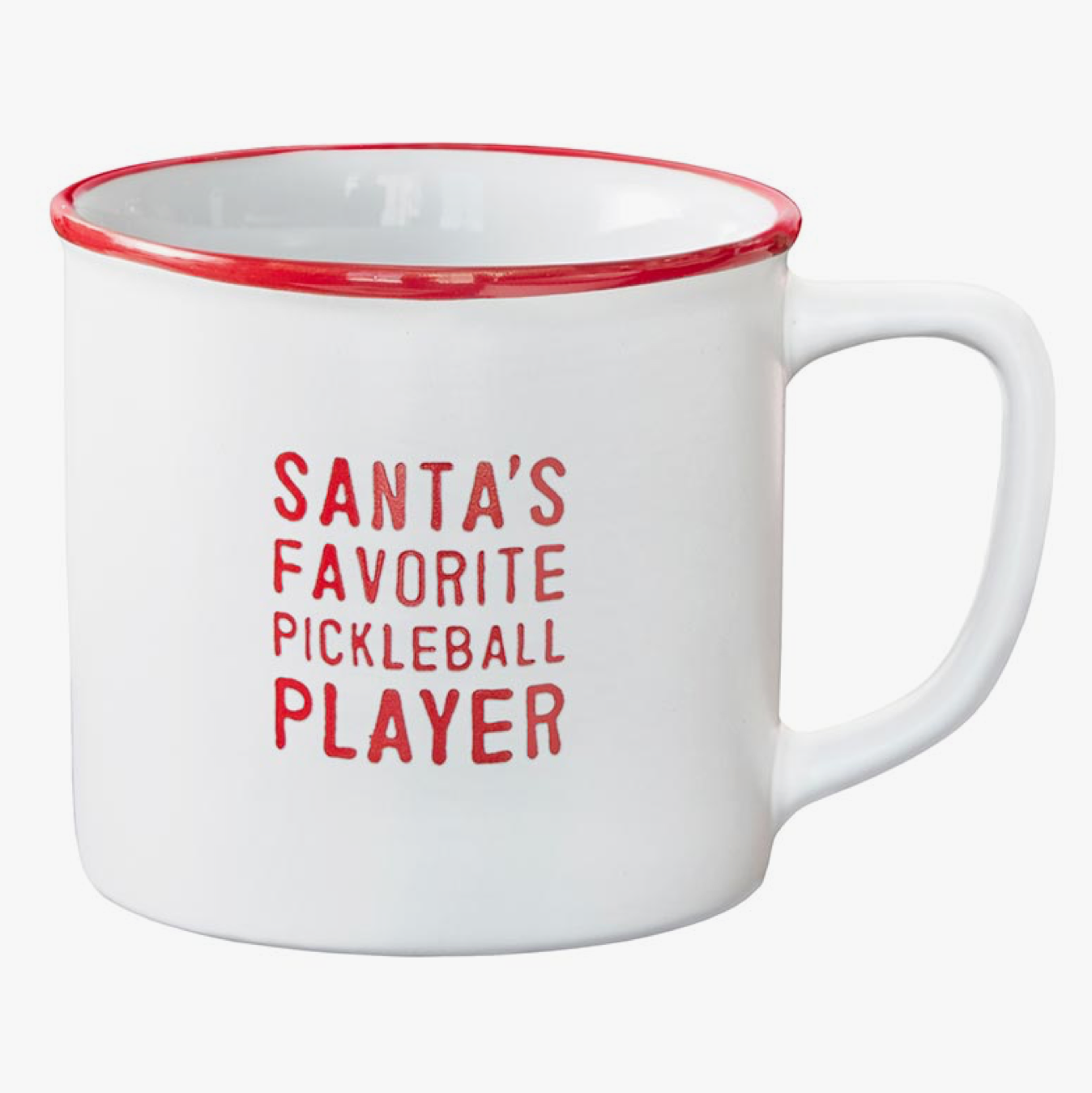 The Canton Christmas Shop Santa's Favorite Pickleball Player Mug for Christmas Holidays Valentines Birthday