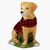 The Canton Christmas Shop Yellow Lab Retriever Ceramic Cookie Jar