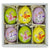 The Canton Christmas Shop Bunny Rabbit painted easter resurrection eggs in box set of six for holiday egg hunt display decor