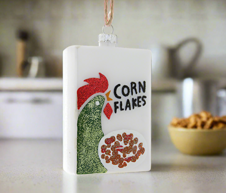 The Canton Christmas Shop Box of Cornflakes Ornament by Cody Foster &amp; Co