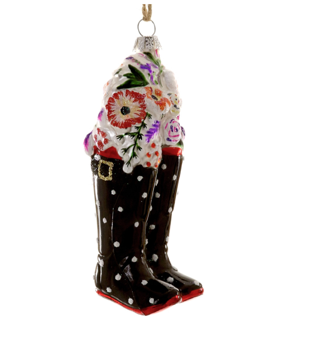 The Canton Christmas Shop Cody Foster Cutting Gardeners Black Wellies Ornament