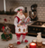 11" Gingerbread Chef Santa Figurine