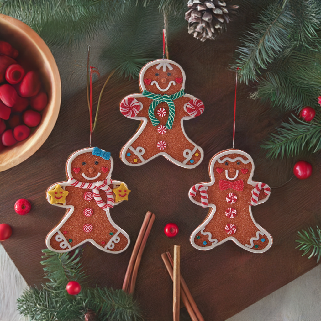 The Canton Christmas Shop Gingerbread Man Ornament Assorted by Kurt Adler