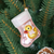 Baby's First Christmas Stocking Glass Ornament