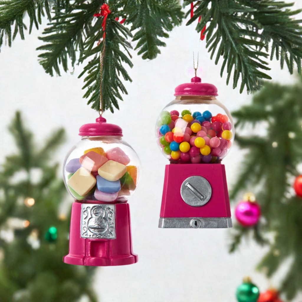 The Canton Christmas Shop Candy Machine Ornament assortment classic gumball machine by Kurt Adler