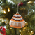 The Canton Christmas Shop Cinnamon Roll with Icing Cody Foster Ornament Glass