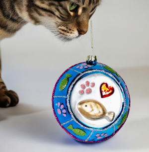 The Canton Christmas Shop Cat Bowl Ornament