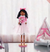 The Canton Christmas Shop Little Girl Holding Black Clara Ballerina Nutcracker