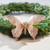 The Canton Christmas Shop Pink Lace Butterfly Clip Ornament by Kurt Adler