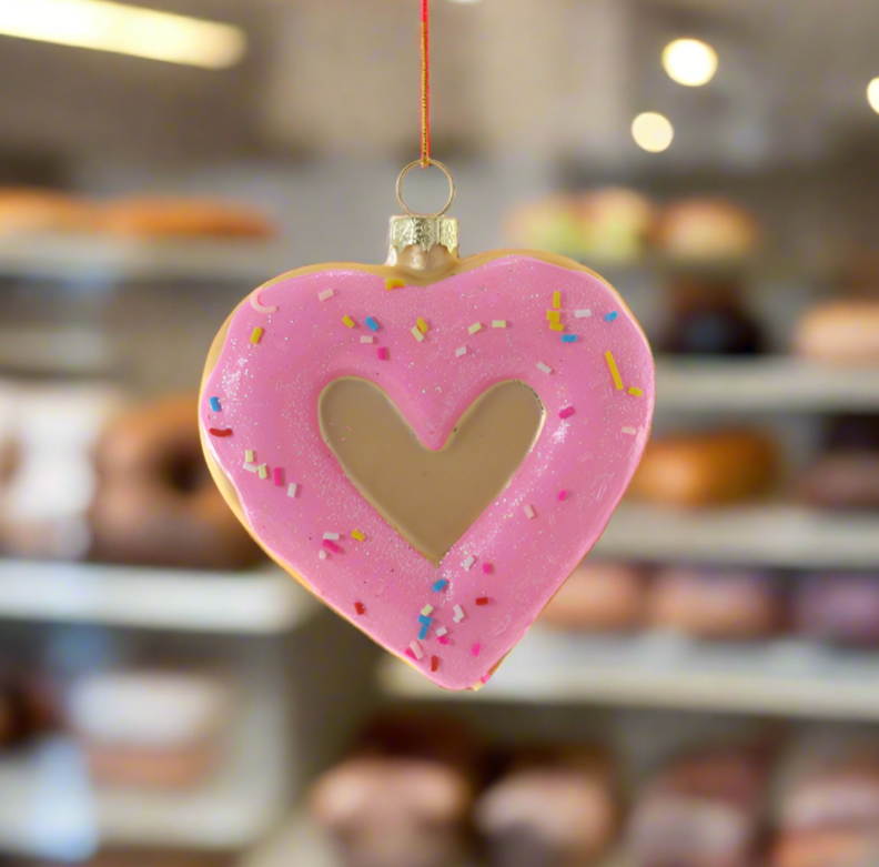 The Canton Christmas Shop I heart donuts ornament by Cody Foster at the donut shop