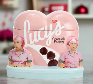 The Canton Christmas Shop I Love Lucy Chocolate Factory Cookie Jar