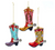 The Canton Christmas Shop Noble Gems Glass Cowboy Boot Ornaments by Kurt Adler assorted colors