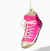 The Canton Christmas Shop Pink High Top Sneaker Ornament on white background